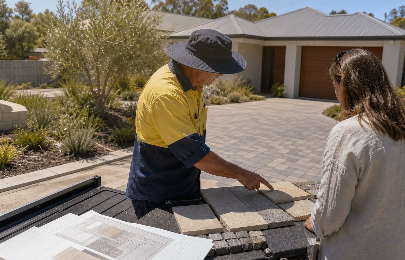 Perth driveway project details and paving inquiry preparation