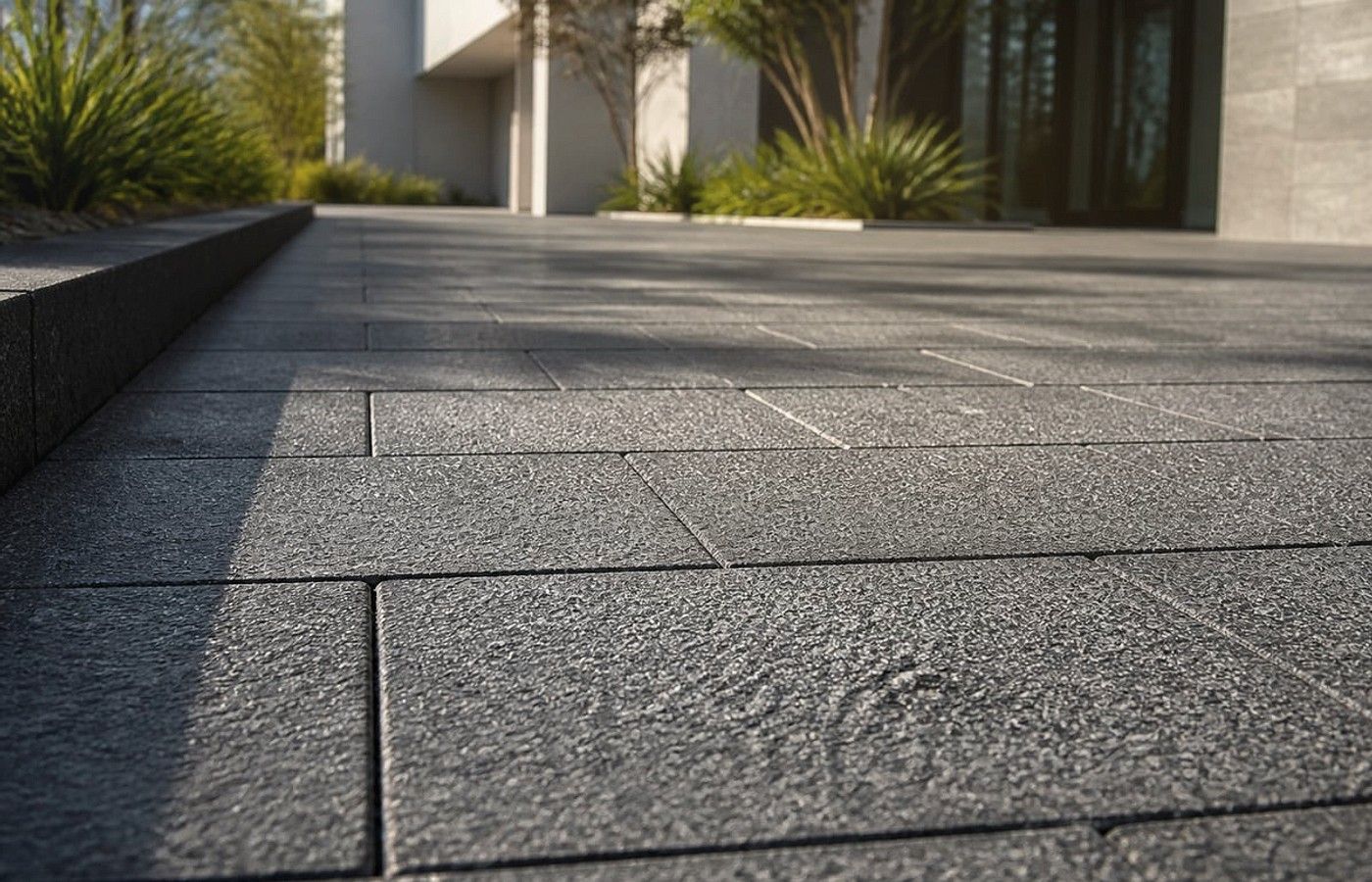 Granite Pavers installed in a Perth outdoor area