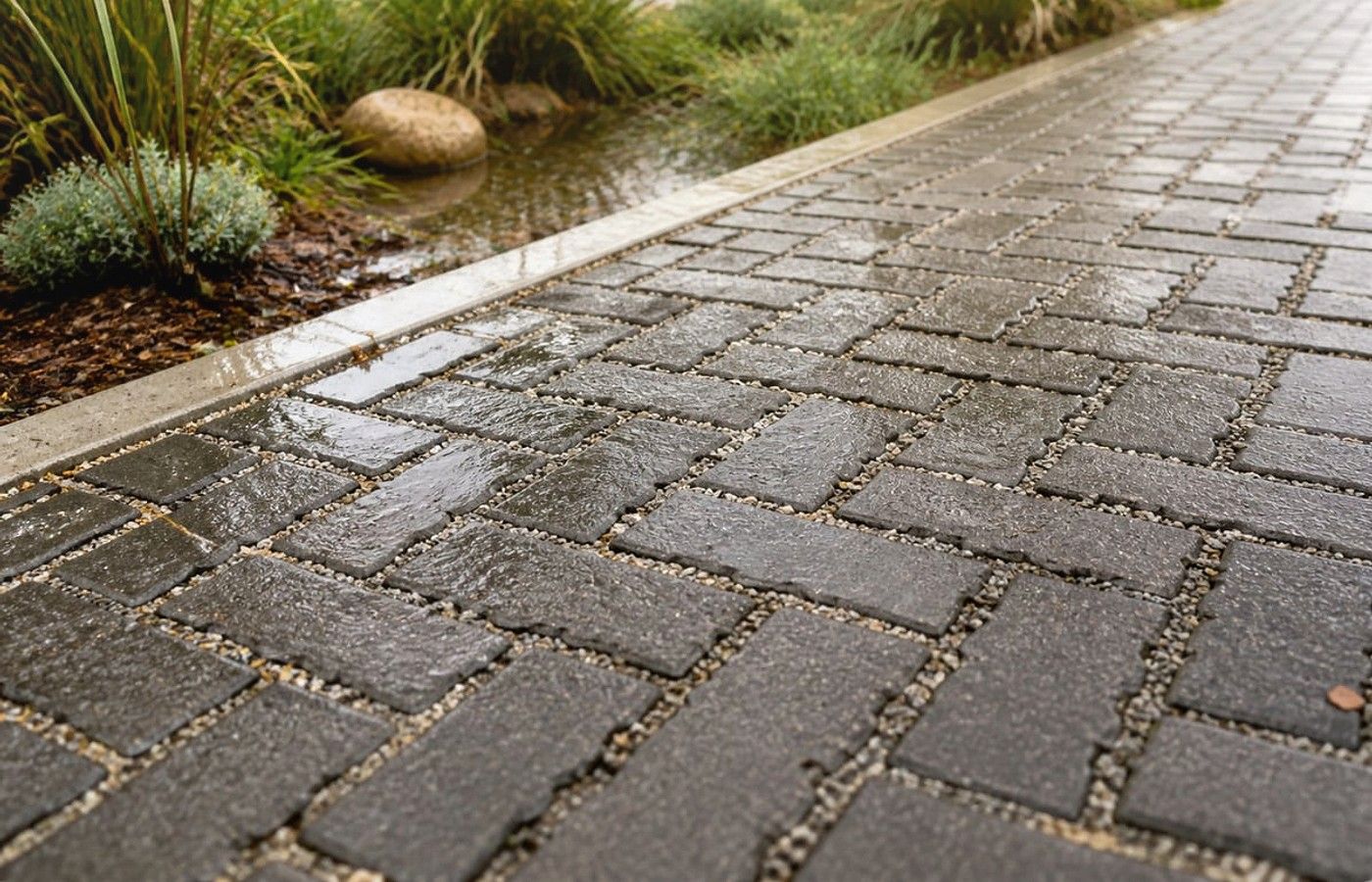 Limestone Pavers design finish and texture detail in Perth