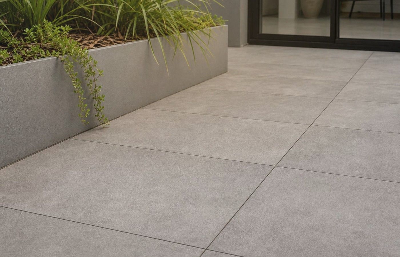 Porcelain Pavers installed in a Perth outdoor area