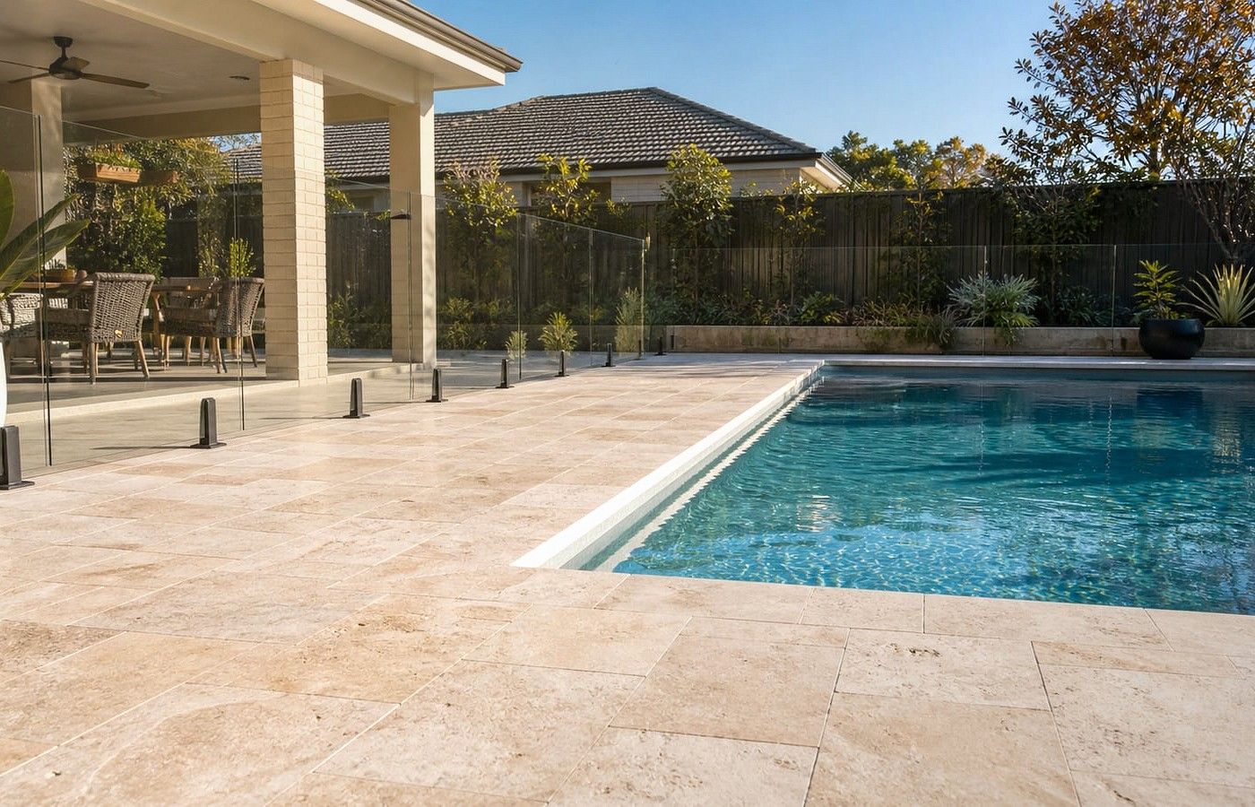 Stone Pavers maintenance and outdoor cleaning detail in Perth